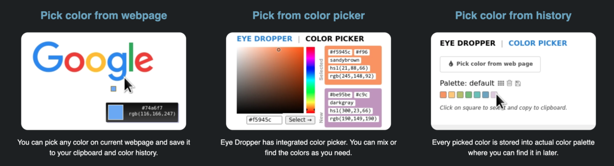 Eye Dropper - Browser Extension